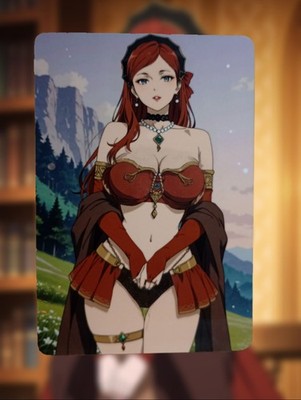 Hilda Boreas Greyrat Mushoku Tensei Anime Waifu Sexy Goddess Doujin Hentai Card