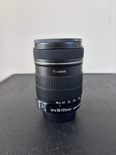 Canon EF-S 18-135mm f3.5-5.6 IS Autofocus Zoom Lens EOS DSLRs  Front & Rear Caps