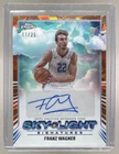 Franz Wagner 2024 Topps Chrome #SLS-FW Orange Geometric Sky Light Auto /25