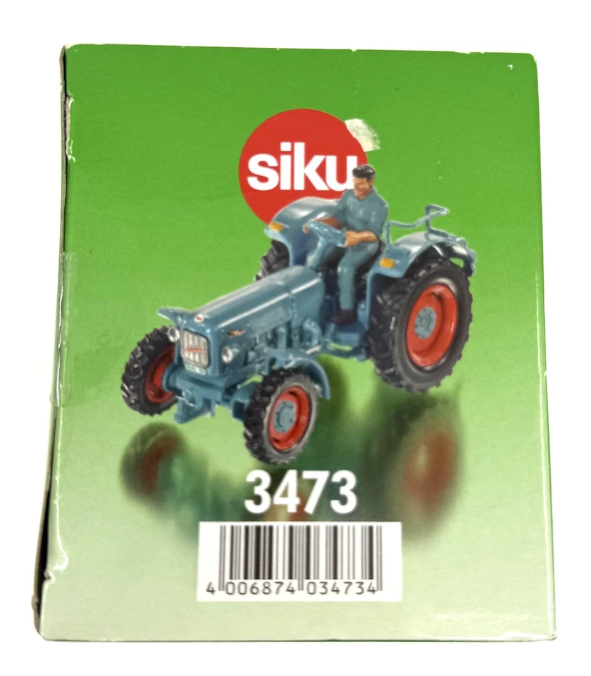 SIKU Farmer Classic 1:32 Tractor with Trailer 3473 Die-Cast Metal Model Farm Toy - Image 3 of 4