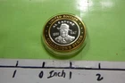 AL CAPONE GANGSTER THOMPSON SUB MACHINE GUN 999 SILVER GAMING COIN RARE 4AC3