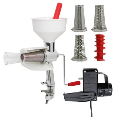 Johnny Apple Sauce Maker, Tomato Sauce Maker, Salsa, Pumpkin Puree, Remove Skins