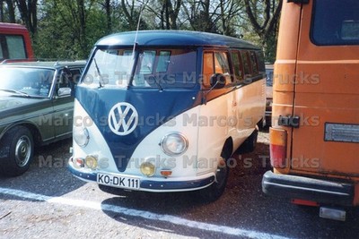 LKW Foto Volkswagen Type 2 T1 Minibus Deutschland weiß #o5ql
