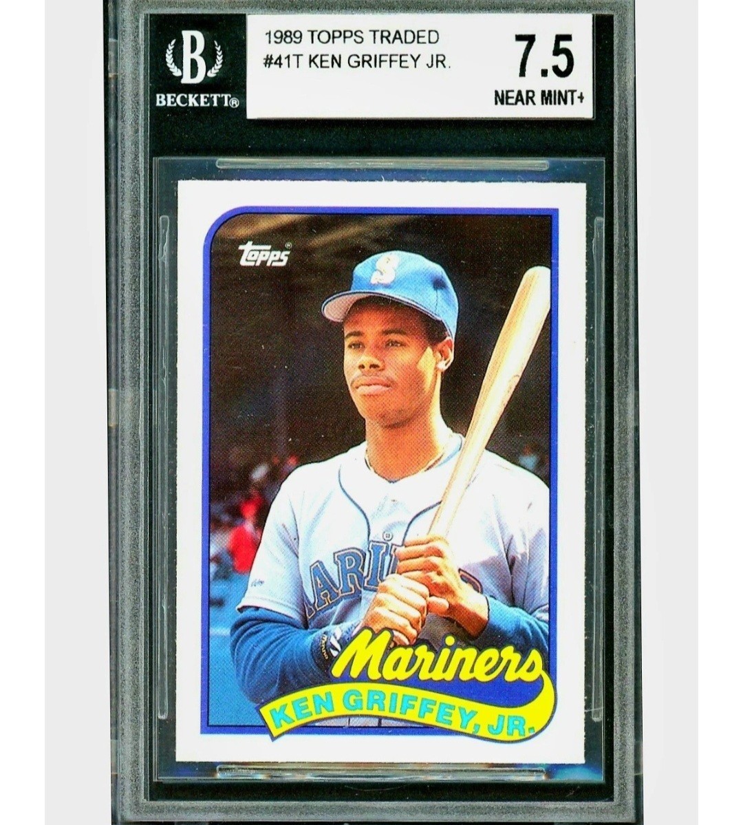 1989 Topps Traded - Ken Griffey Jr. (RC) Rookie #41T BGS 7.5