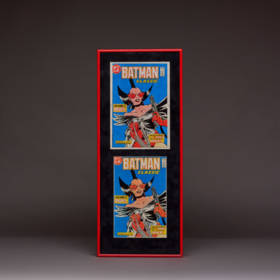 Batman Classic Print Separations - gerahmt mit DC Comic & COA - seltenes Display