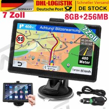 7 Zoll GPS Navi Navigation für Auto LKW PKW Navigationsgerät 8GB +256MB DE Karte