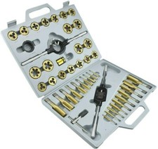 Vct 45 Pc Tap And Die Set Sae Tungsten Steel Titanium Tools Jumbo Tap Die