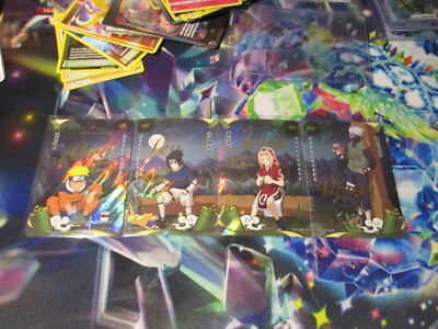naruto kayou card MR lot of 4 MR 63-66 connecting cards