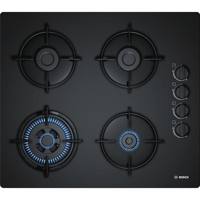 4242002820903 Bosch POH6B6B10 Kochfeld Schwarz Integriert Gaskochfeld 4 Zone(n) 