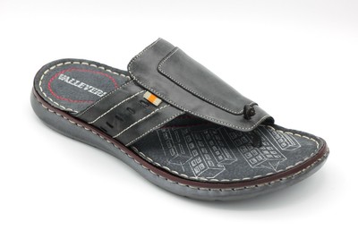 VALLEVERDE CIABATTE INFRADITO UOMO MORBIDO PLANTARE IN PELLE NERO n. 43 |  eBay