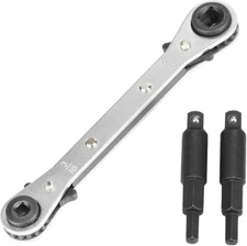 Hvac Service Wrench Refrigeration Ratcheting Wrench 3/8 1/4 5/16 3/16 Ac W Tool