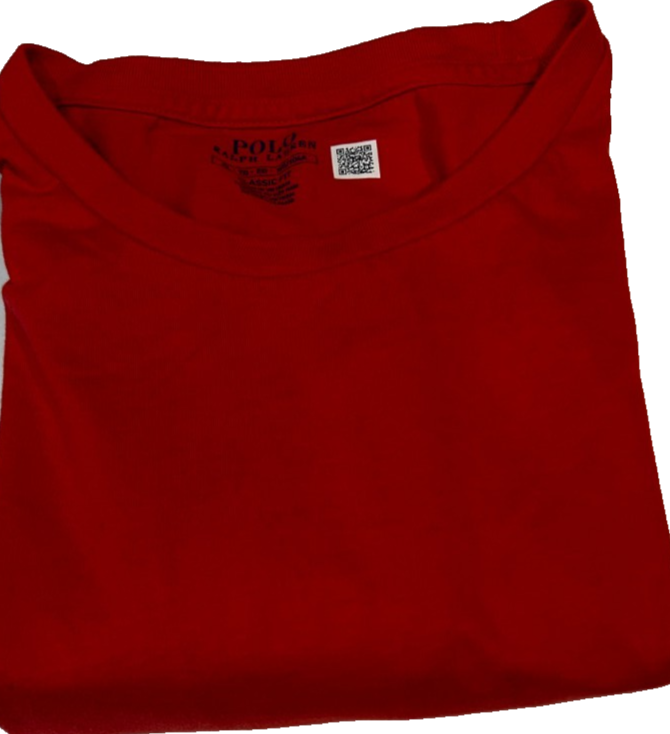 Polo Ralph Lauren Classic Fit T Shirt Uomo XL Rosso Cotone Tee Pony Logo