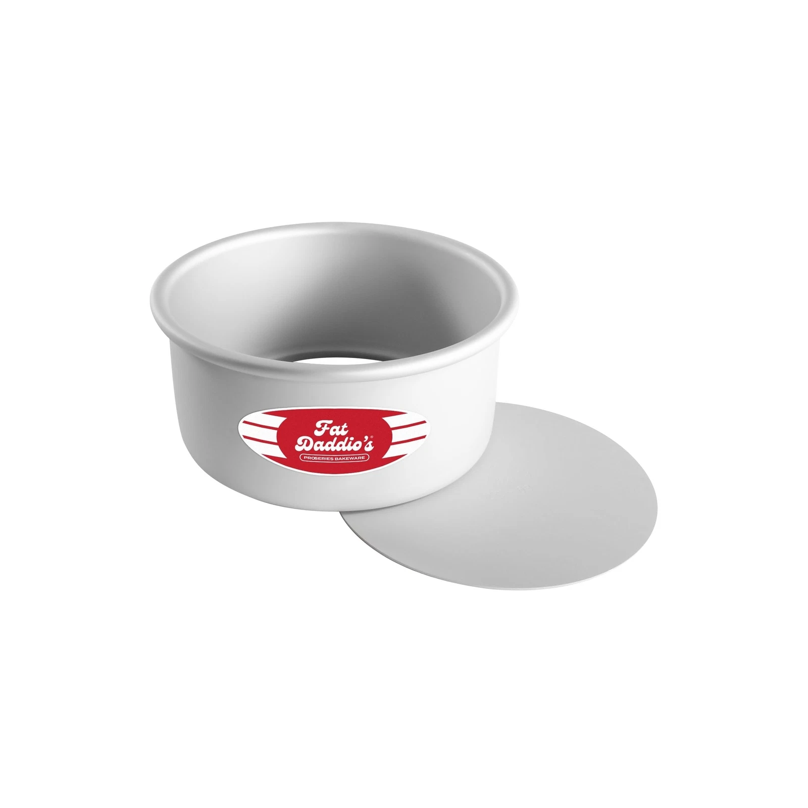6x3 Inch Silver Baking Pan for Cheesecakes Tiramisu Upside Down Cakes