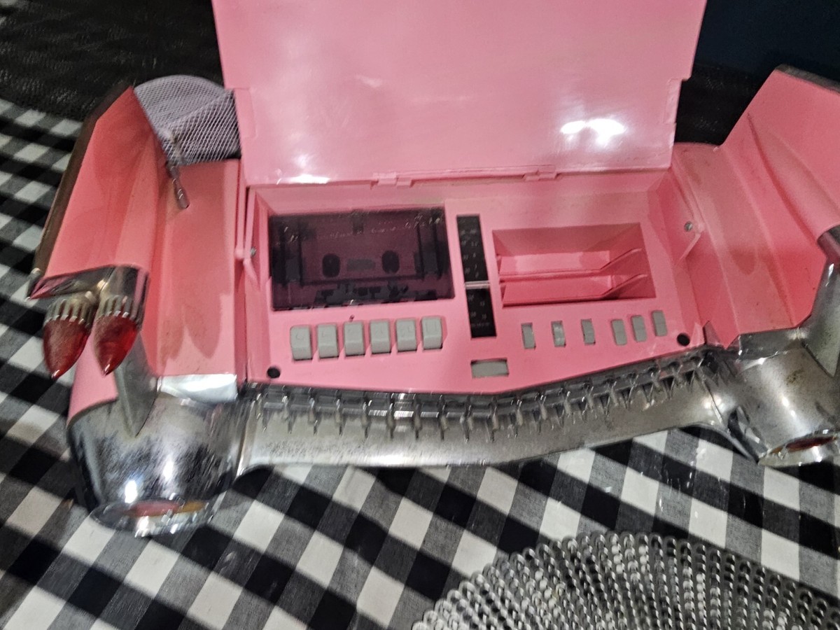 Vintage CADILLAC am/fm RADIO/Cassette BoomBox Popworks 3-1489 Hot