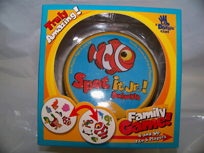 Spot it Animals Junior Family Fun Card Game Original by Asmodee Original