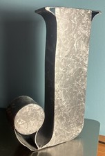 Metal 3D Letter "J" - wall mount, night stand or house letter