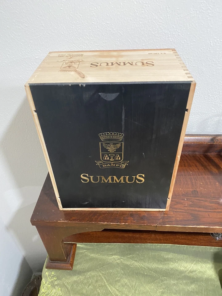 Caja de vino Summus Banfi caja de madera Foto 4 de 4