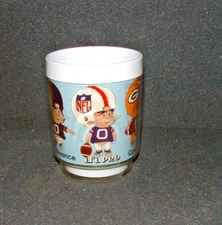 Vintage Thermo Serv Lil Pro NFL North Mug Cup Packers Vikings Bears Lions 73