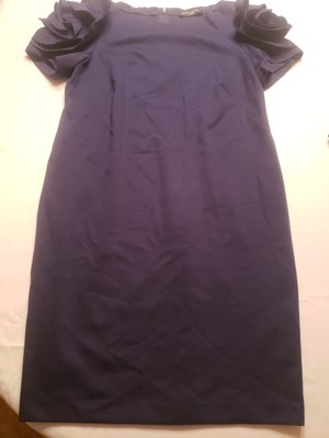 PIETRO BRUNELLI MILANO Blue Navy Maternity Shift Dress size large made in  Italy | eBay