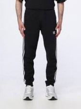 Adidas Men's Adicolor 3-Stripes Pants Black White Size M NEW WITH TAGS 