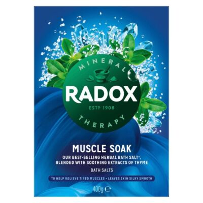 Radox 400g Bath Therapy Muscle Soak Kräuter Badesalz | 3er Pack