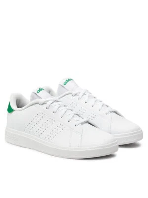 SCARPE ADIDAS ADVANTAGE ID3889 BIANCO VERDE stile stan smith RAGAZZO BAMBINO