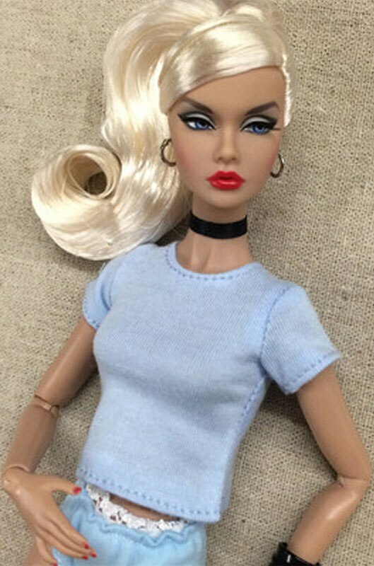 Maglietta Per Bambole Giocattolo Per Bambini 1/6 Per Bambole Blythe Vestiti Casual Per Barbie Camicie Per Bambole Momoko Azone Vestiti Per Bambole 1:6 - Foto 5