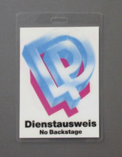 Deep Purple backstage pass laminated  - European pass !