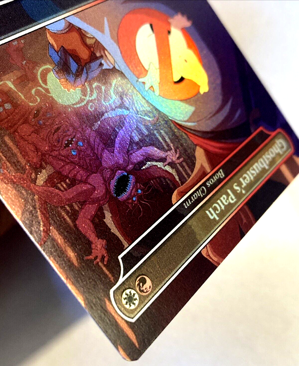 MTG Ghostbuster's Patch RAINBOW FOIL Secret Lair Ghostbusters 1771