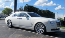 24” VANGUARD WHEELS RIMS FOR ROLLS ROYCE PHANTOM DAWN 24X9.5 5X120