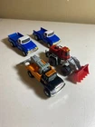 Hasbro Tonka Truck Front End Loader Tow Truck Work Vehicle Construction Lot of 4