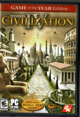 Sid Meier's Civilization IV: Game of the Year Edition (PC, 2006, Firaxis)