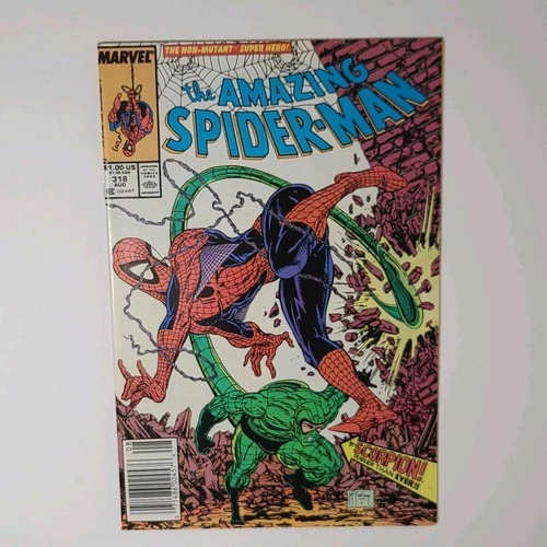 Amazing Spider-Man #318 Newsstand, VF+ (Marvel, 1989) McFarlane Cover/Art