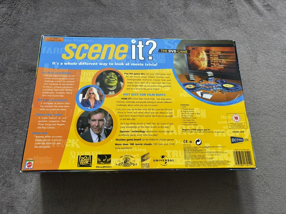 SCENE IT? The DVD Game The Movie Trivia Game Complete 2004 - Image 2 of 4