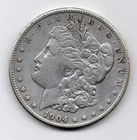 1904-S MORGAN SILVER DOLLAR ~ BETTER HIGH GRADE~ALMOST UNCIRCULATED DETAIL