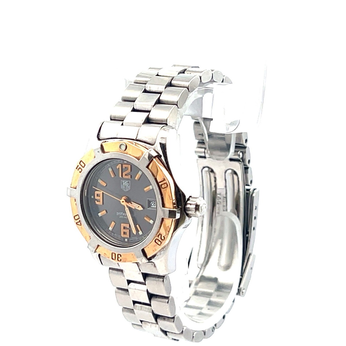 Tag Heuer 2000 Series WN1351 29mm 18k Rose Gold Steel Grey Dial