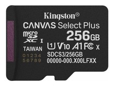 Kingston Canvas Select Plus Flash Memory Card Extended SDCS3/256GBSP