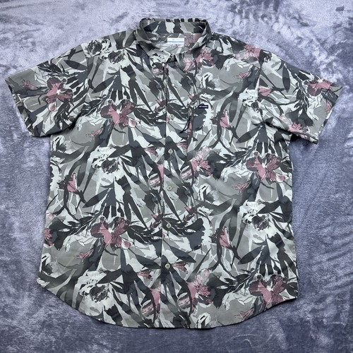 Chemise De Pêche Homme Columbia PFG Omni-Shade, Manches Longues, Couleur Rouille, Taille XL/TG