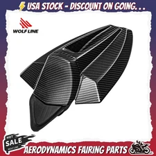 WOLFLINE Rear Passenger Seat Cowl For Aprilia RS457 2024 ABS Carbon Fiber Look