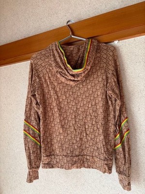USED CHRISTIAN DIOR GALLIANO RASTA ZIP-UP HOODIE, SIZE 38 GOOD | eBay
