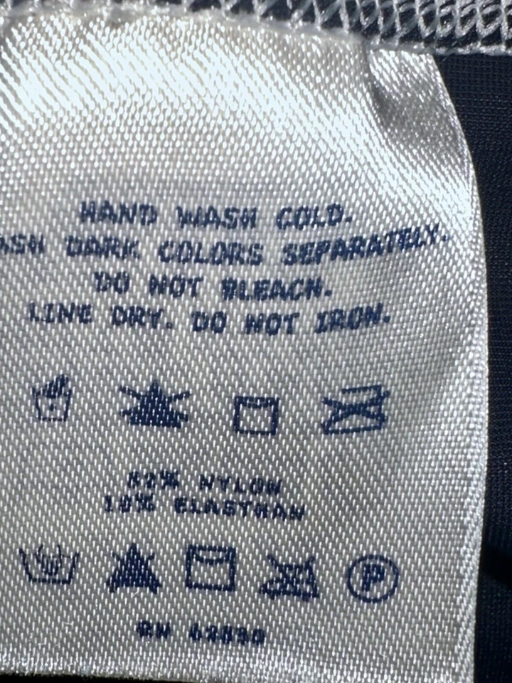 Camisa de natación Lands End Rash Guard para niños L 14-16 azul marino manga corta playa Foto 4 de 4