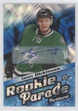 2016-17 Upper Deck Parkhurst Rookie Parade Blue Jason Dickinson #RP9 Auto k2t