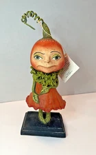 Debra Schoch Hop Hop Jingle Boo for Bethany Lowe: Tomato Vines Girl 9” Figurine