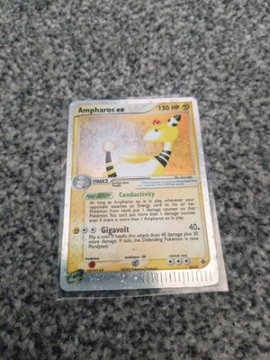Pokémon TCG Ampharos EX EX Drache 89/97 Holo Ultra Rare EX, Swirls dabei