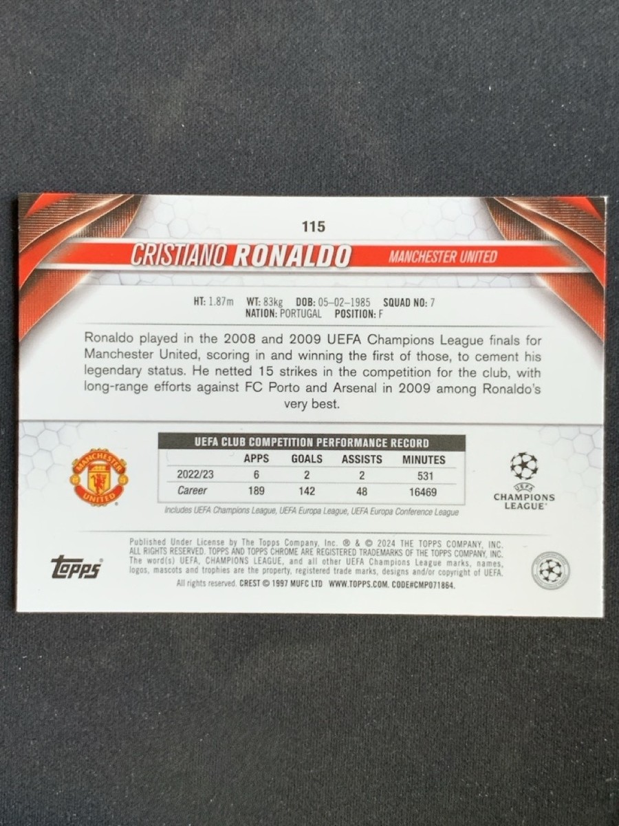 2023-24 Topps Chrome UEFA Club Competitions - Legendary Variation