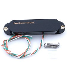 Open Box Lace Sensor Hot Gold Bridge Single Coil Guitar Pickup Black
