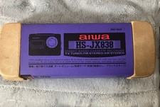 AIWA HS-JX838 Stereo Radio Cassette Recorder Auto Vol New Untested Fully Works