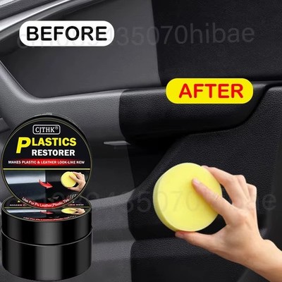 100g Car Plastic Restorer Coating Polish Agent Auto Rubber Exterior Repair Clean