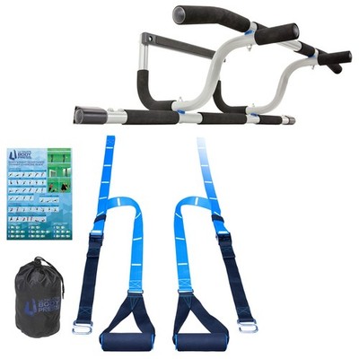 XL Doorway Pull Up Bar and Strap System 