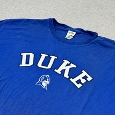 Delta Pro Weight Duke Blue Devils Shirt Mens XL Blue NCAA Basketball Graphic Tee